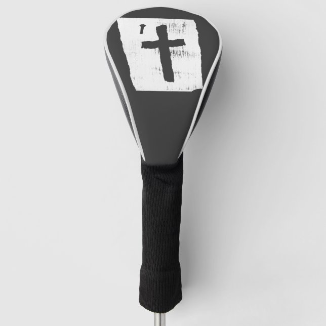 Christliches Kreuz Golf Headcover (Vorderseite)