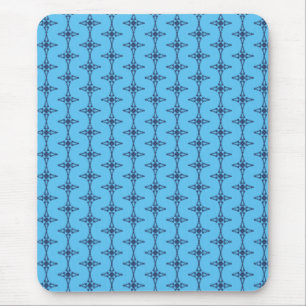 Christliches Kreuz in himmlisch blauem Kunstwerk Mousepad