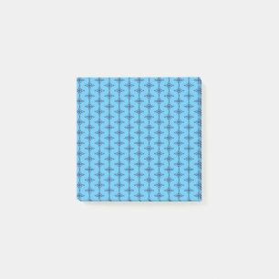 Christliches Kreuz in himmlisch blauem Kunstwerk Post-it Klebezettel