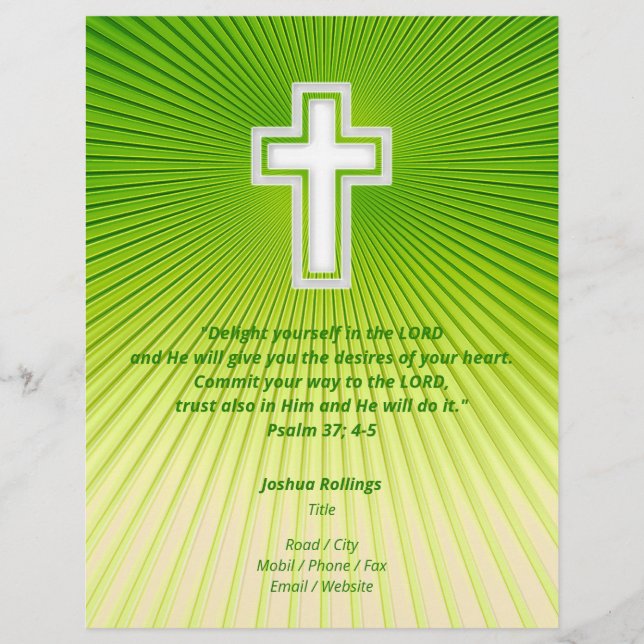 Christliches Kreuz | Inspiration Flyer (Vorne)