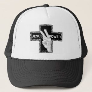 Christliches Kreuz Jesus Power Truckerkappe