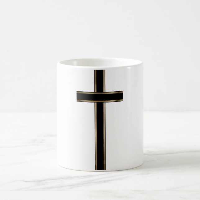 Christliches Kreuz Kaffeetasse (Mittel)