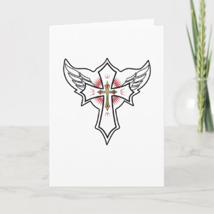 Christliches Kreuz Karte