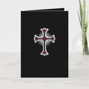 Christliches Kreuz Karte