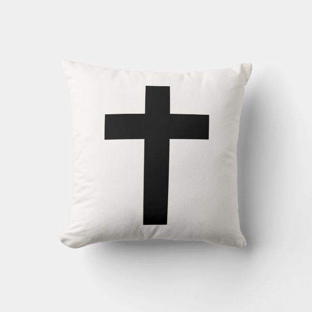 Christliches Kreuz Kissen (Vorderseite)