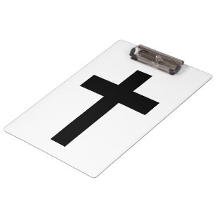 Christliches Kreuz Klemmbrett