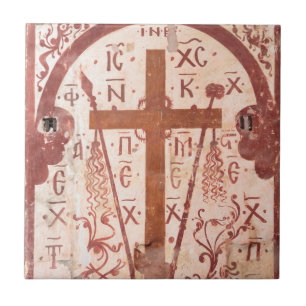 Christliches Kreuz Kunstwerk Fliese