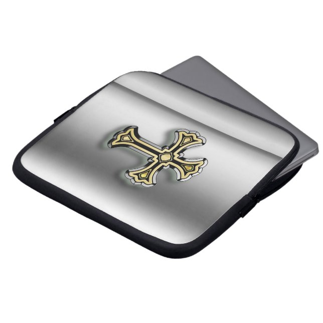 Christliches Kreuz Laptopschutzhülle (Vorne Oben)