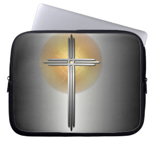 Christliches Kreuz Laptopschutzhülle