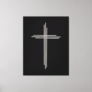 Christliches Kreuz Leinwanddruck