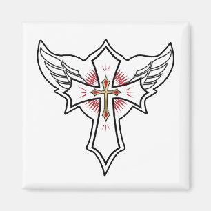 Christliches Kreuz Magnet