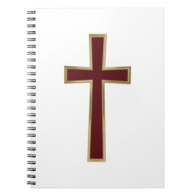 Christliches Kreuz Notizblock (Vorderseite)