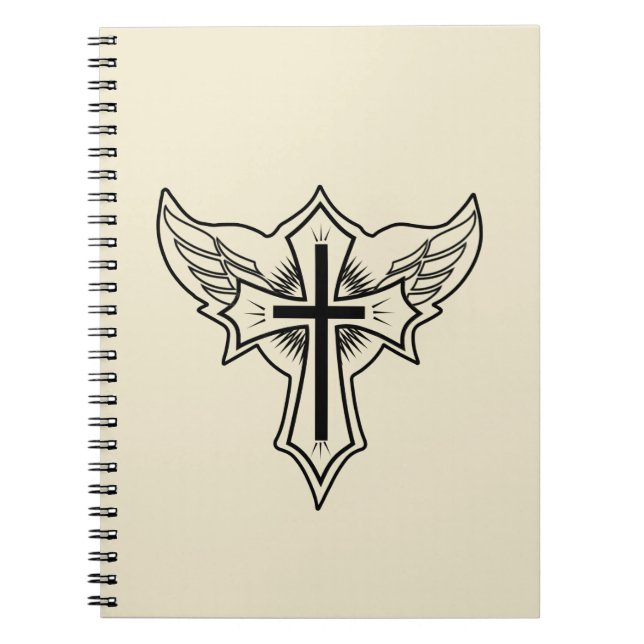 Christliches Kreuz Notizblock (Vorderseite)
