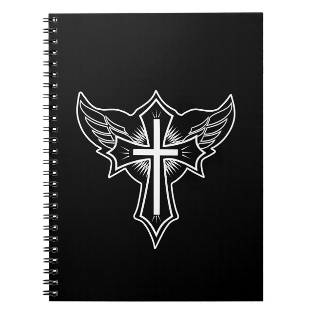 Christliches Kreuz Notizblock (Vorderseite)