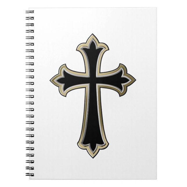 Christliches Kreuz Notizblock (Vorderseite)