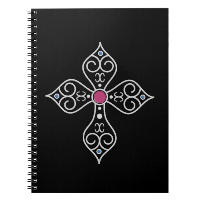 Christliches Kreuz Notizblock (Vorderseite)