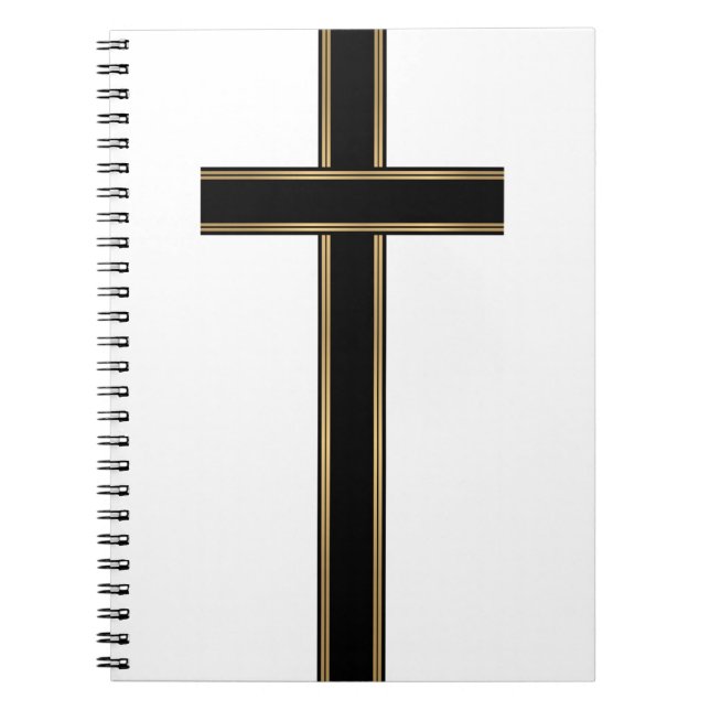 Christliches Kreuz Notizblock (Vorderseite)