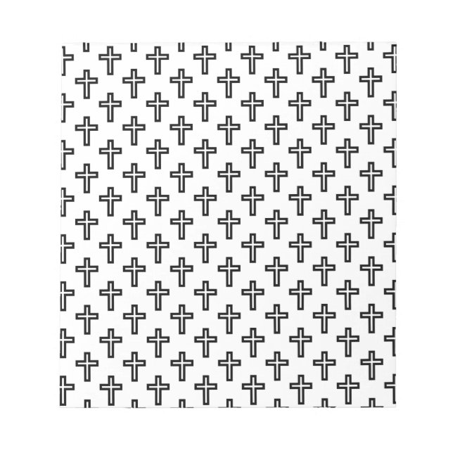 Christliches Kreuz Notizblock (Vorderseite)