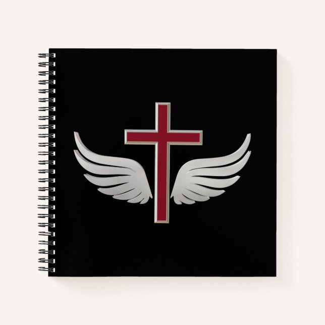 Christliches Kreuz Notizbuch (Vorderseite)