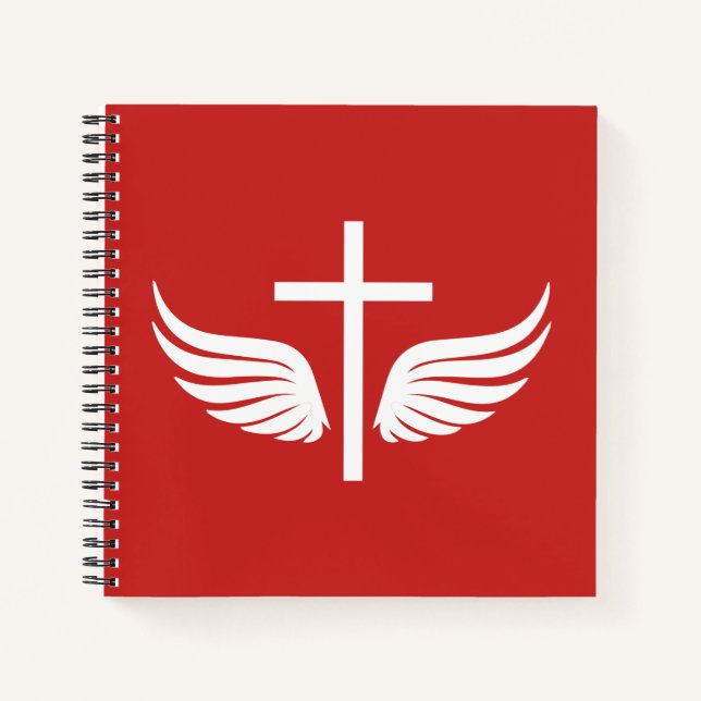 Christliches Kreuz Notizbuch (Vorderseite)