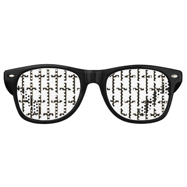 Christliches Kreuz Partybrille (Vorderseite)