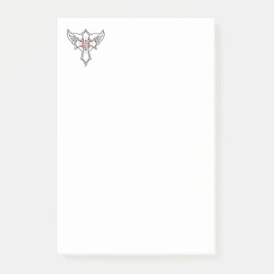 Christliches Kreuz Post-it Klebezettel