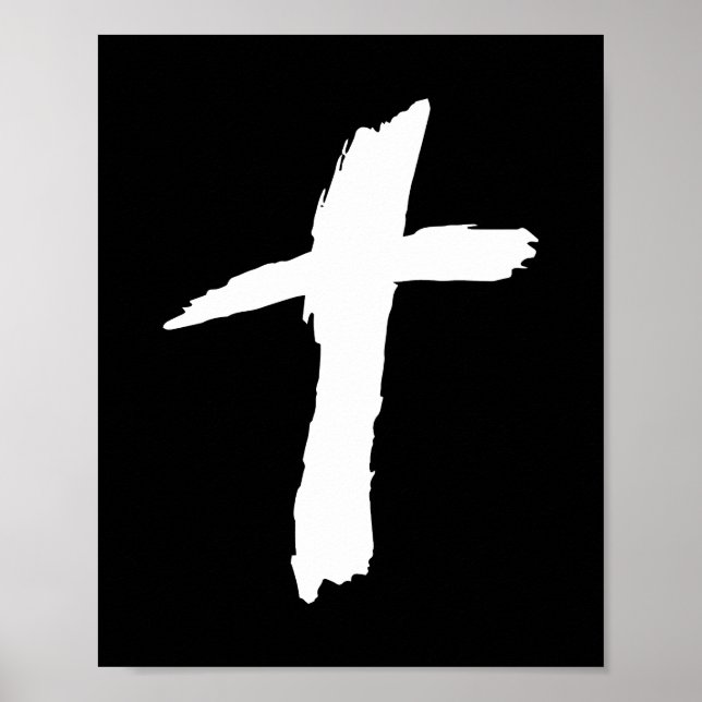 Christliches Kreuz Poster (Vorne)