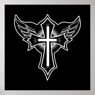 Christliches Kreuz Poster