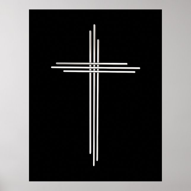 Christliches Kreuz Poster (Vorne)