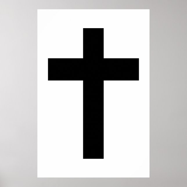 Christliches Kreuz Poster (Vorne)