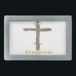 christliches Kreuz Rechteckige Gürtelschnalle<br><div class="desc">christliches Kreuz</div>