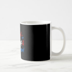 Christliches Kreuz Rot Weiß Und Gesegnet 4. Juli Kaffeetasse