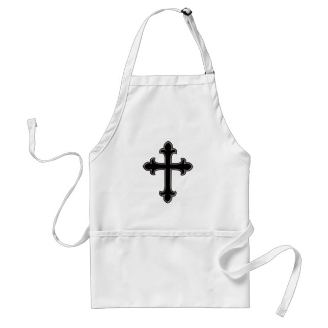 Christliches Kreuz Schürze (Vorne)