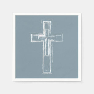 Christliches Kreuz Serviette