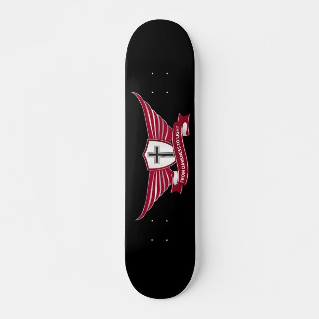 Christliches Kreuz Skateboard (Vorne)