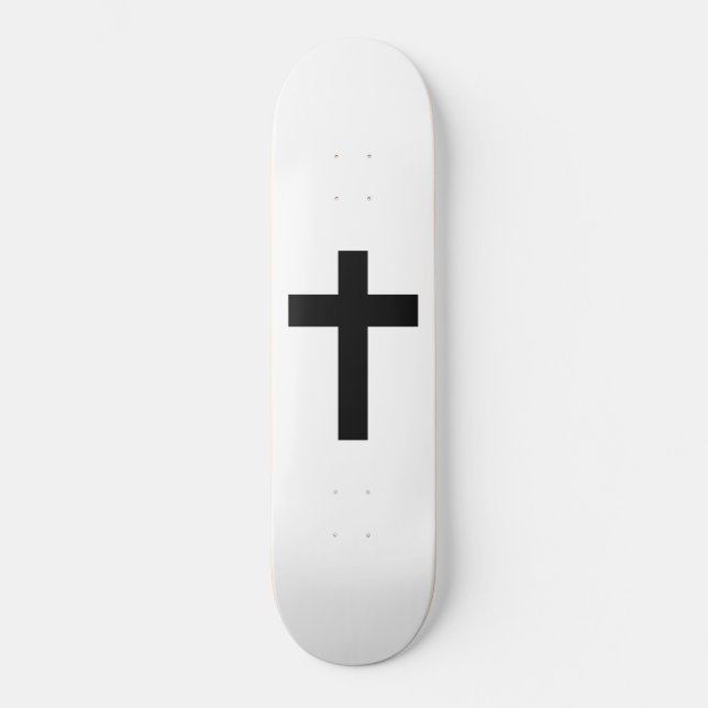 Christliches Kreuz Skateboard (Vorderseite)