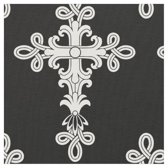 Christliches Kreuz Stoff (Nahaufnahme)