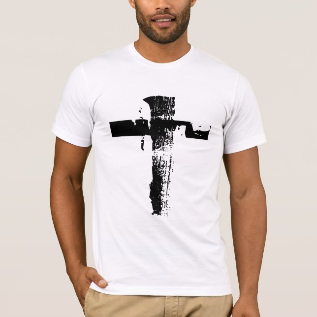 Christliches Kreuz T-Shirt (Vorderseite)