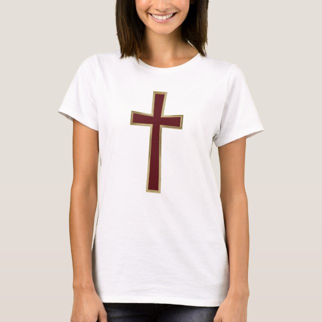 Christliches Kreuz T-Shirt (Vorderseite)