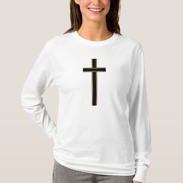 Christliches Kreuz T-Shirt (Vorderseite)