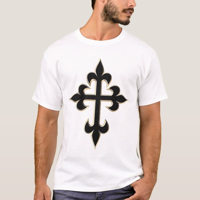 Christliches Kreuz T-Shirt (Vorderseite)