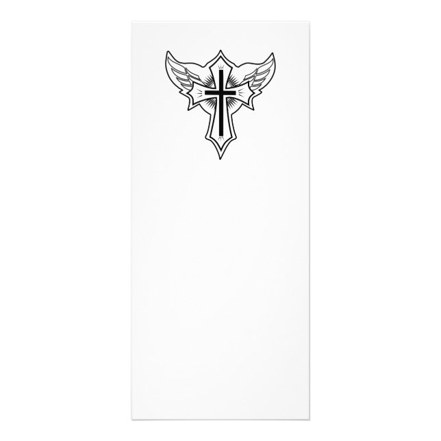 Christliches Kreuz Werbekarte (Vorne)