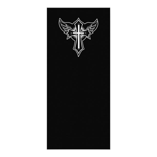 Christliches Kreuz Werbekarte (Vorne)