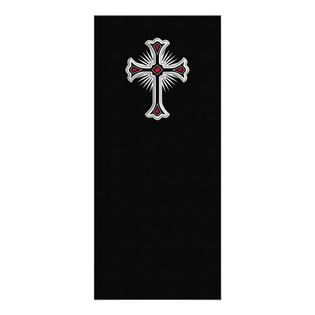 Christliches Kreuz Werbekarte (Vorne)