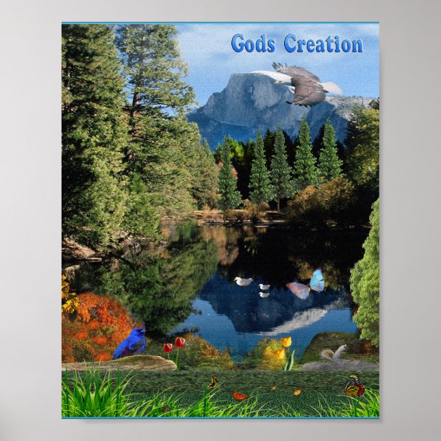 Christliches Kunstposter Poster (Vorne)