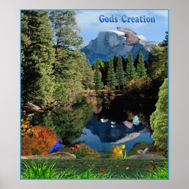 Christliches Kunstposter Poster (Vorne)