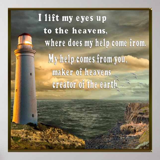 Christliches Kunstposter Poster (Vorne)