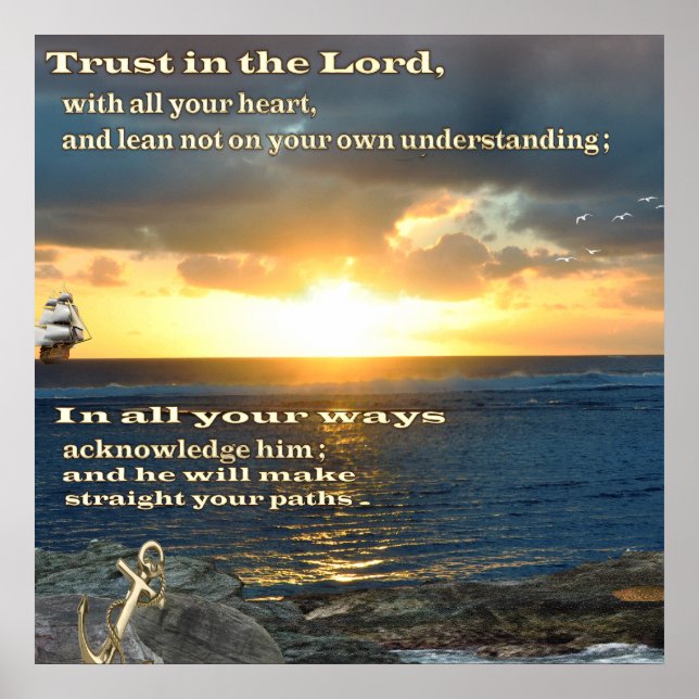 Christliches Kunstposter Poster (Vorne)