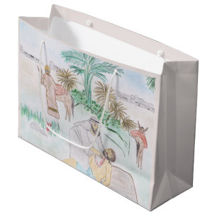 Christliches Kunstwerk Das gute Samariter Große Geschenktüte