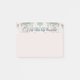 Christliches Kunstwerk Das gute Samariter Post-it Klebezettel